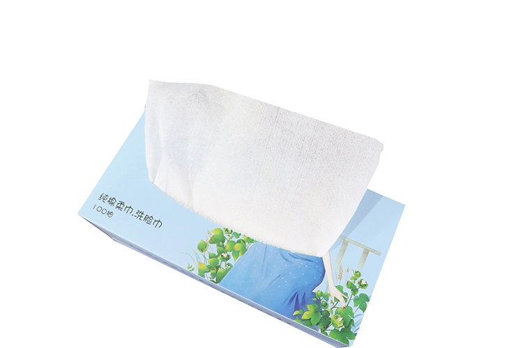 Soft Packed Paper Facial Tissue Bamboo Face Towel Cotton White Small Travel Office Pulp Hotel Kitchen Color Package Feature