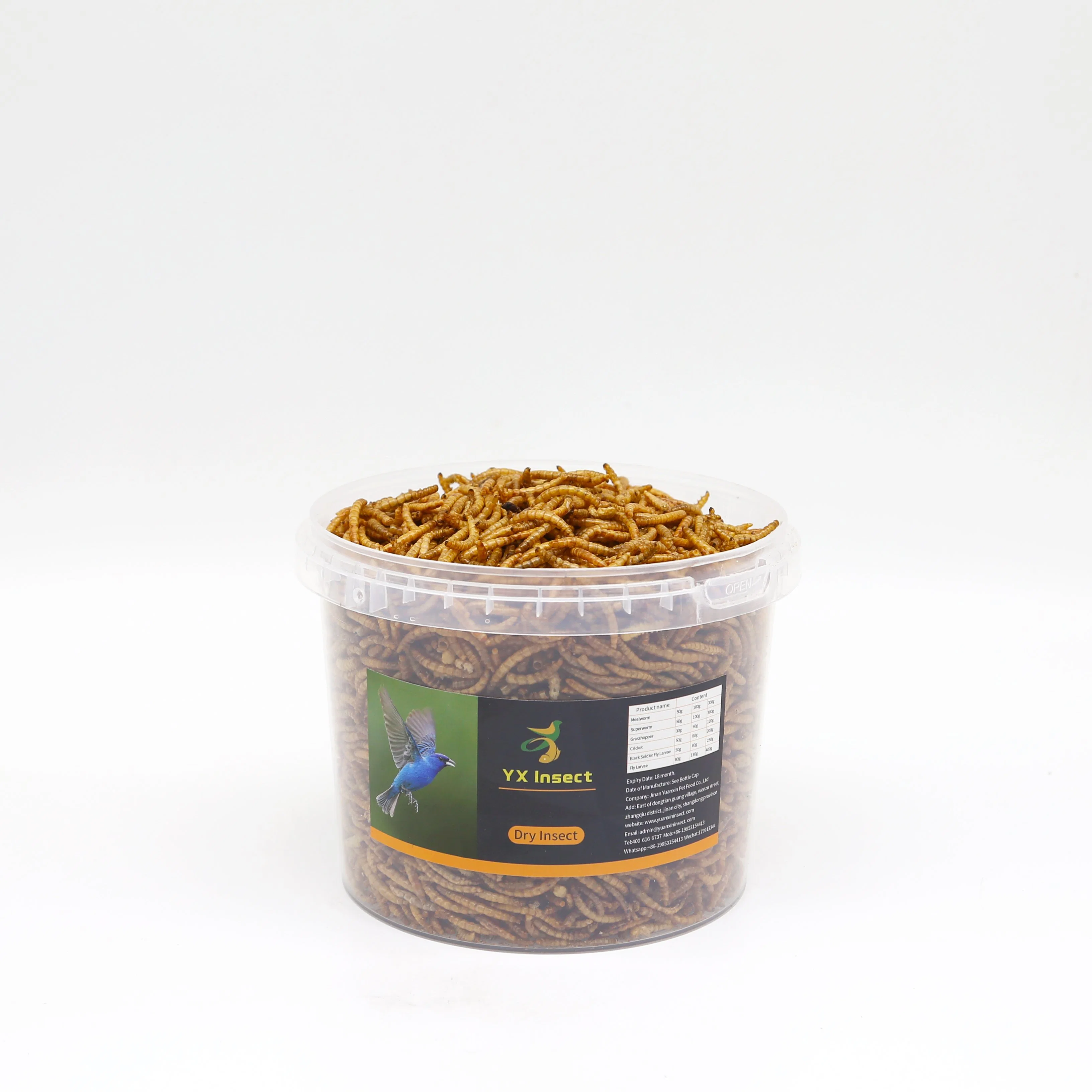 Dried Mealworms for Wild Birds/Fish/Pets/Chicken Feed