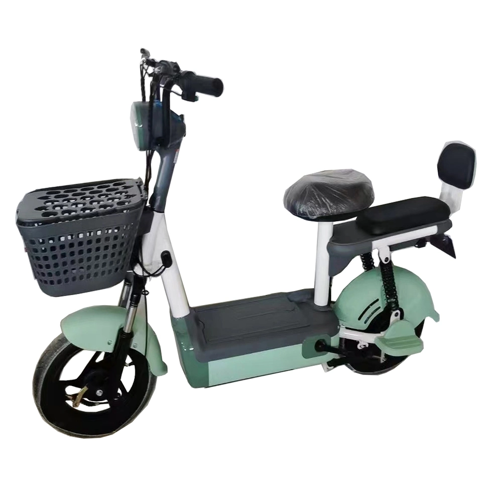 Tjhm-014D CE Electric Scooter Tunisia Moped 350W Electric Bike with Basket