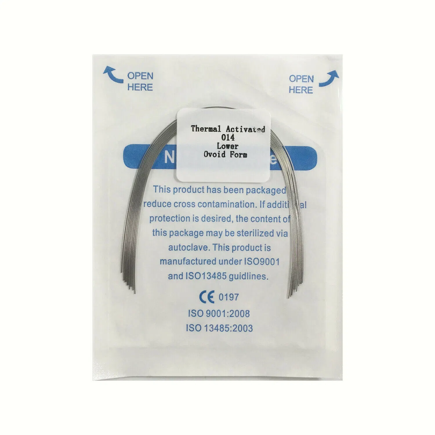 Dental Orthodontic Materials Heat Activated Niti Arch Wire