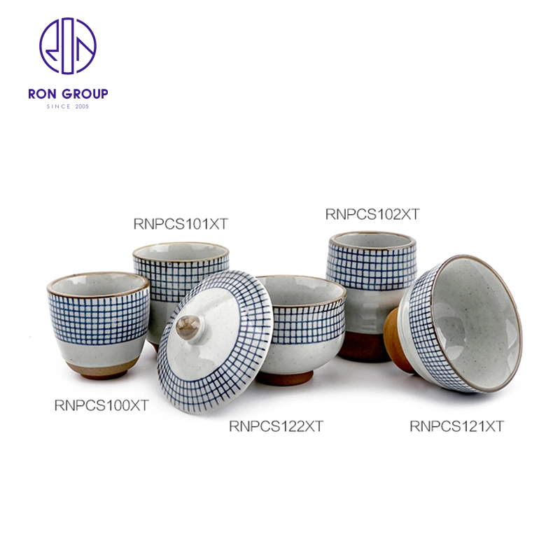 Promotional Price of Japanese High Temperature Porcelain Line High Foot Teacup