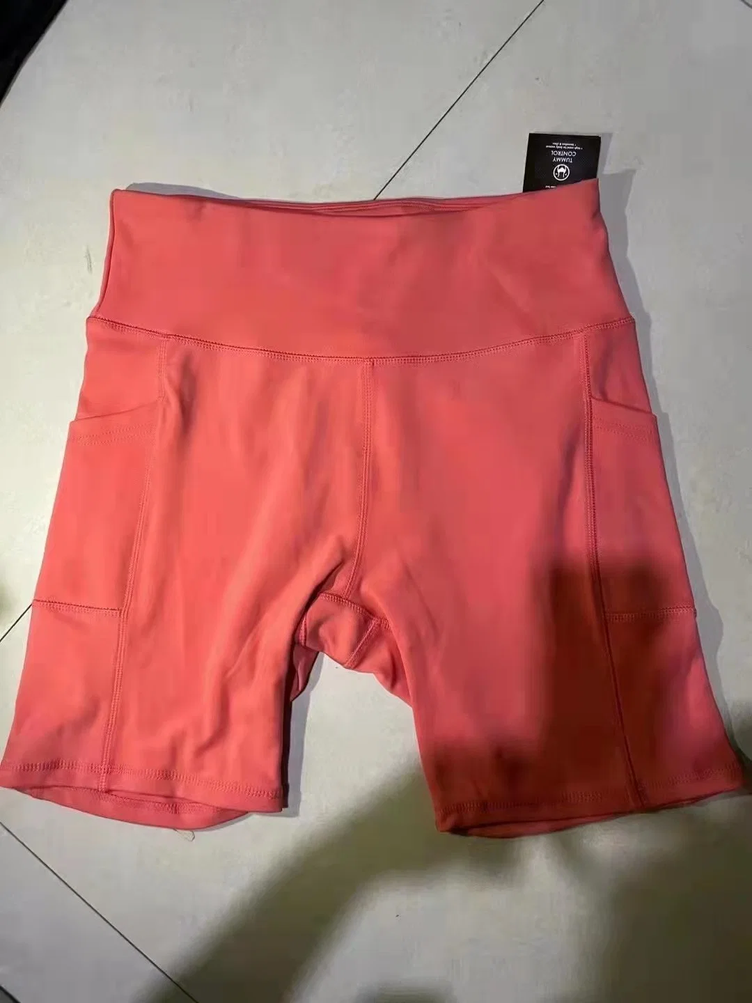 Pantalón corto de yoga de dos telas para mujer Stockpapa