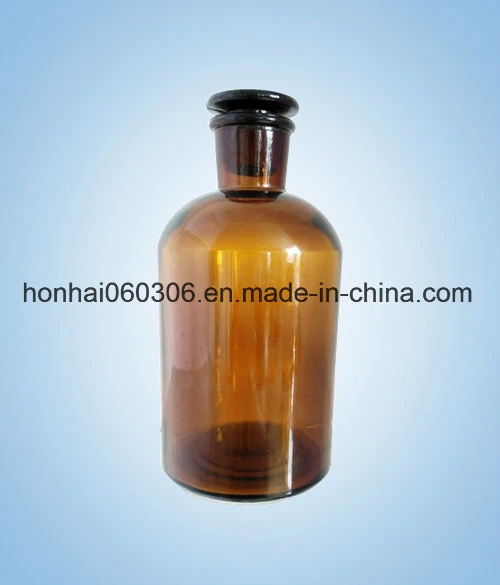 Clear & Amber Glass Reagent Bottle, Narrow Mouth, 60, 125, 250, 500 and 1000ml with Ground Stopper