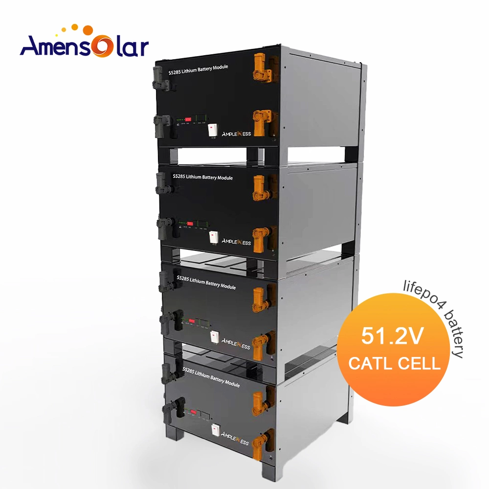 Ampleness Low Voltage 48V 51.2V 85ah Catl Cell 4.4kwh Cost of Home Solar Battery Storage