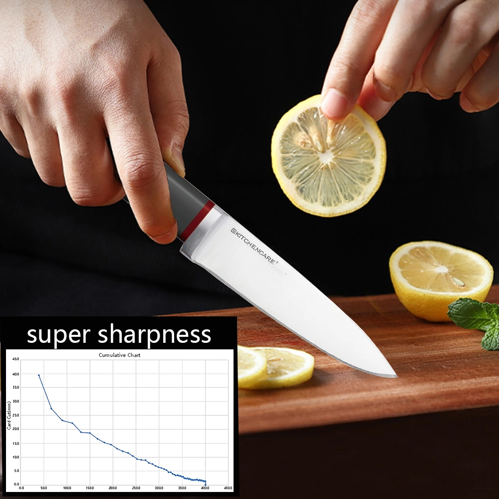 Kitchencare fruta de acero inoxidable cuchillo cuchilla de emparejamiento de cocina