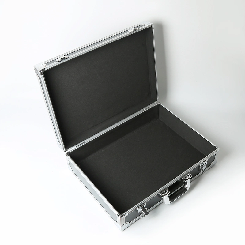 Promotional Widely-Used Black Aluminum Case with Printing Logo