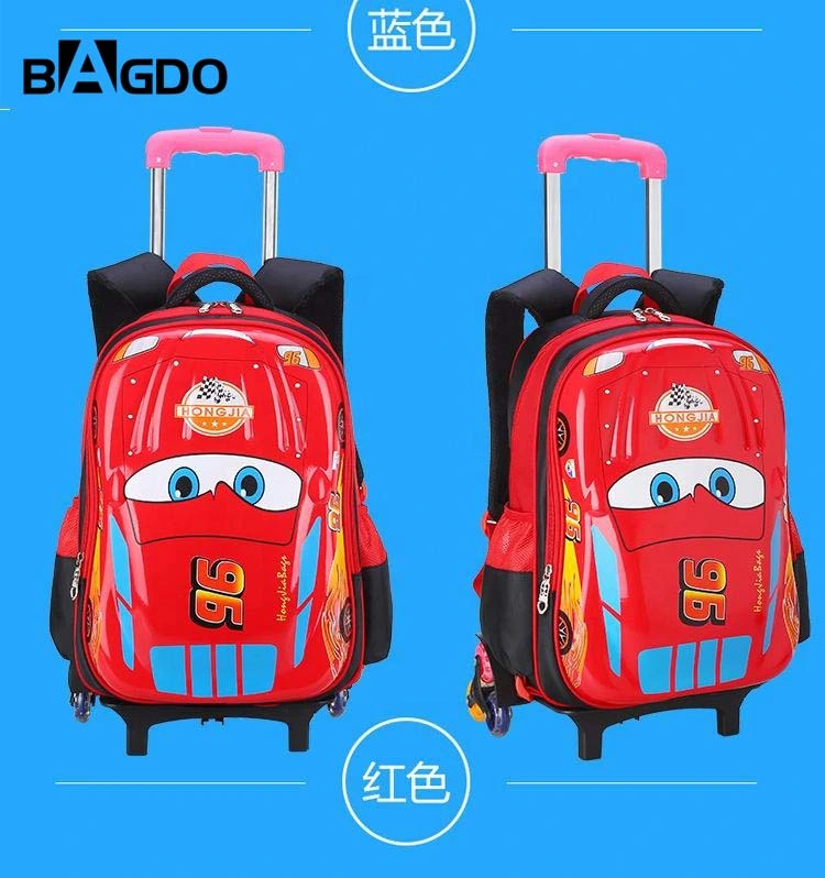 Cartoon Character Cute Hard Shell Trolley Luggage Schoolbags School Backpack