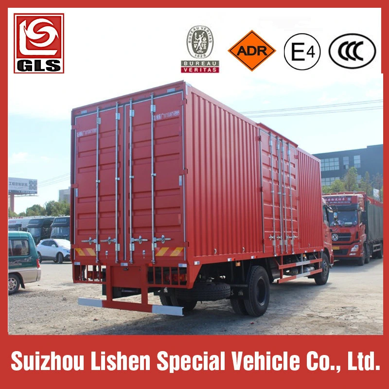 15-20tons Dongfeng Van Cargo Box Lorry Truck/Dry Cargo Box Truck Van for Sale