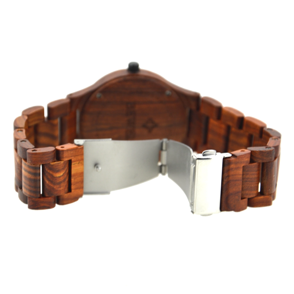 Free Add Custom Logo Wooden Wrist Watch for Promotion Gift