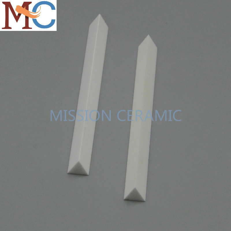 Industrial 99% Al2O3 Triangle Customized Type 95% Alumina Ceramic Rod