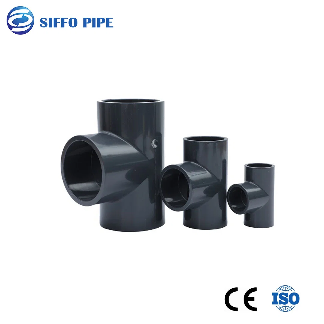 Wholesale/Supplier Price Pn10 Equal Tee Cross Socket Pn16 Coupling of Water Pipe PVC Pipe Fittings