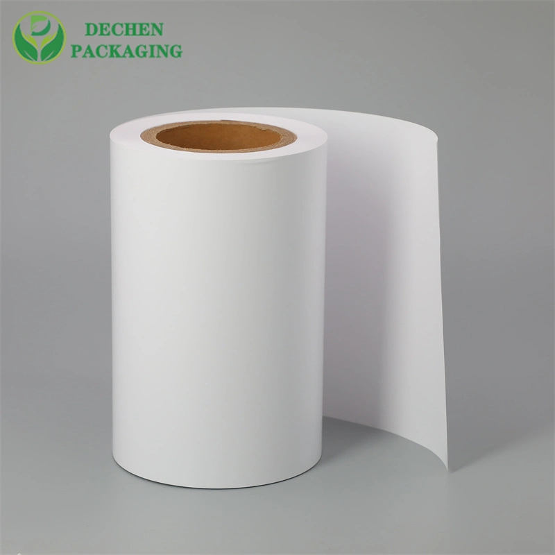 White Rolling Sugar/Papper/Salt Sachet Coatedpaper PE Pape/Poly Coated Paper Roll for Packing Sugar