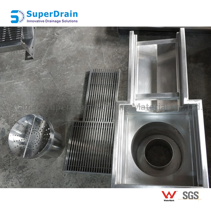 Stainless Stee Sliver Shower Floor Drain Cover for Bathroom Kitchen Food Industry