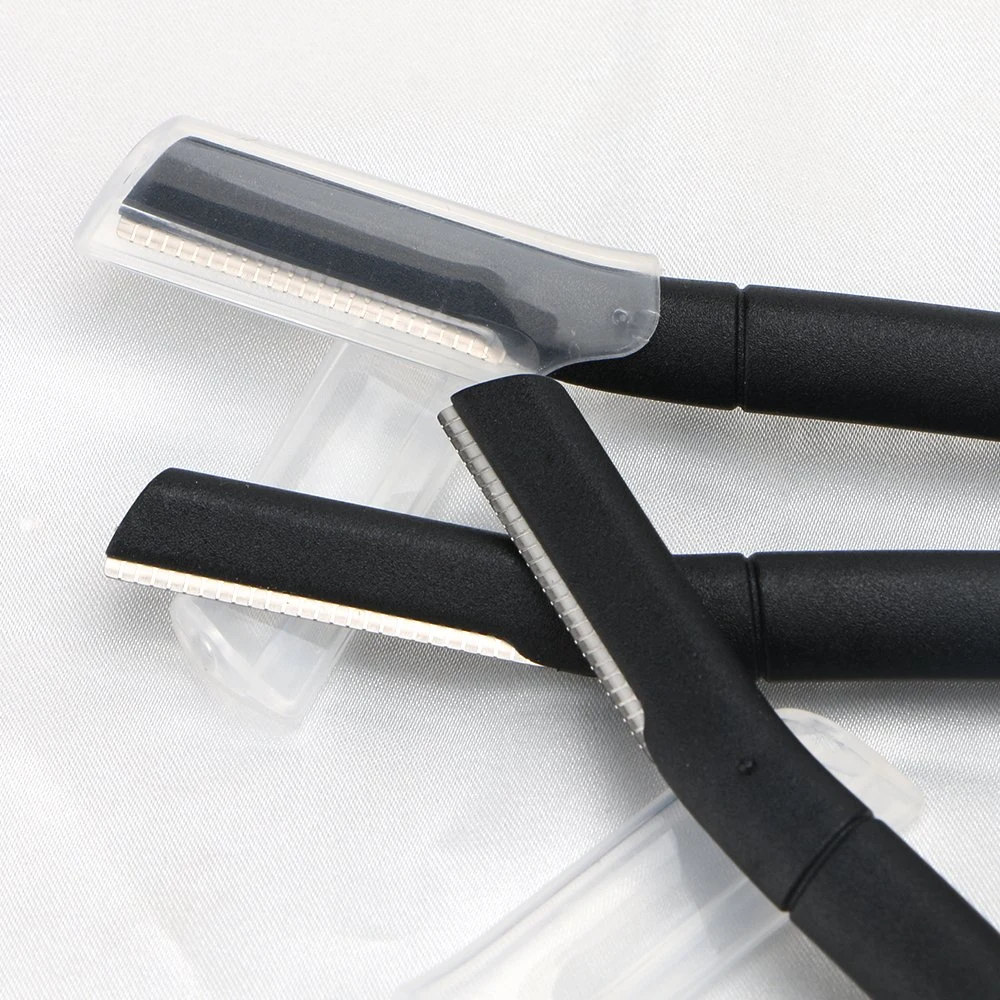 Free Sample Eyebrow Razor Private Label Black Women Eyebrow Razor Set