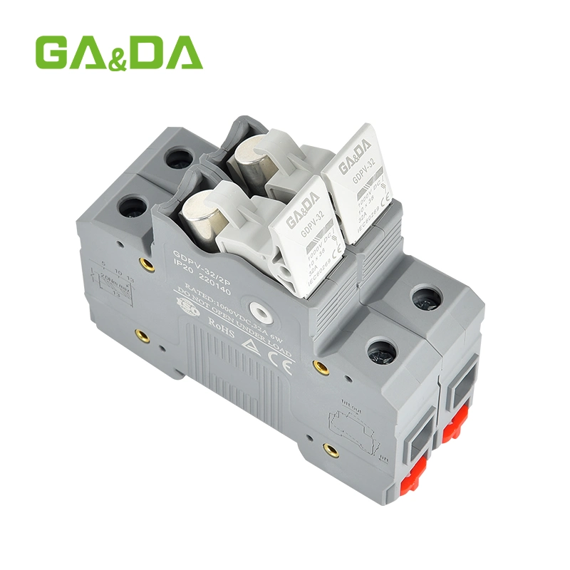 Gada Factory Gdpv-32 porte-fusibles électriques DC 1000V céramique thermique Commutateur des boîtes à fusibles