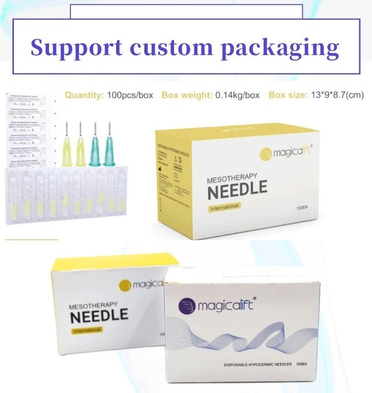 Factory Directly Supply 32g*13mm Needle 27g 30g 32g 34G Meso Hypodermic Needles with CE Approval