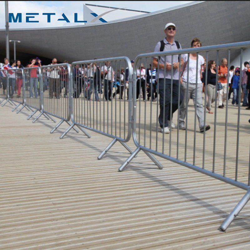 Cheap Used Galvanized Road Safety Portable Metal Barricade Event Crowd Control Traffic Barriers for Temporary/Parking