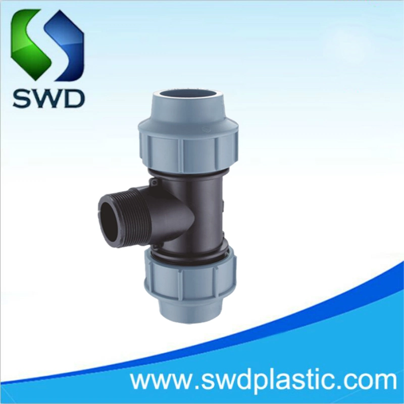 Plastic Fittings Pipe Fittings Supplier Pn16 Italian Type PP Compression Fittings for Irrigation