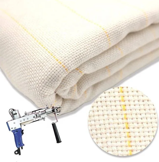 New Wholesale/Supplier White Embroidery Roll Cotton Poly Carpet Backing Tufting Fabric Primary Monks Tufting Cloth for Tufting Gun