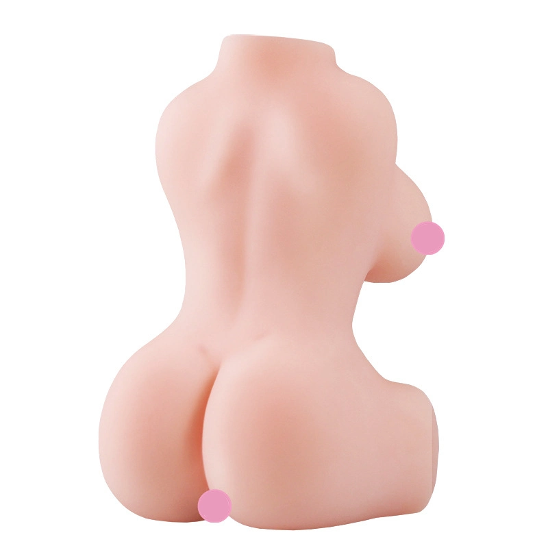 Sex Doll Male Masturbator with Realistic Boobs Vagina and Anal, 3 in 1 Torso Masturbator Love Doll Pocket Pussy with Built-in Spine Pussy Ass Male Sex Toy