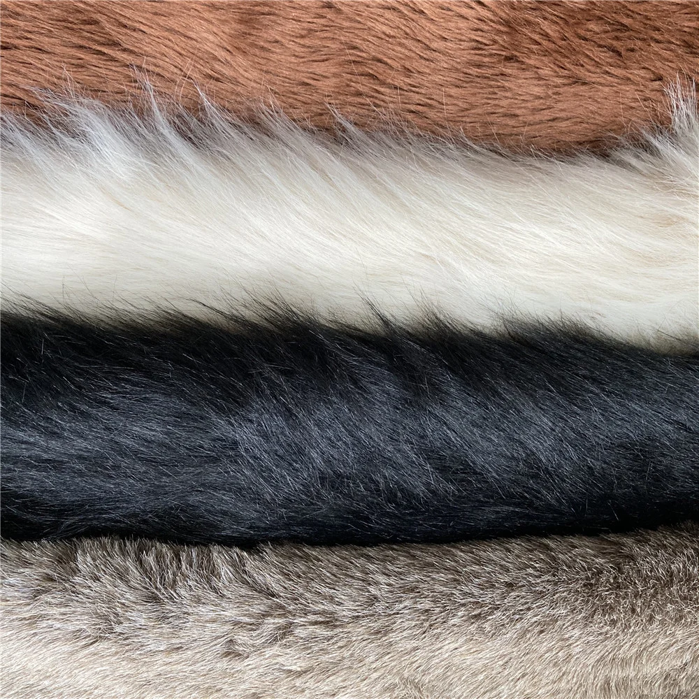 Artificial Faux Fur Plush Fabric for Coat/ Toy/ Car Seat/ Upholstery / Blanket