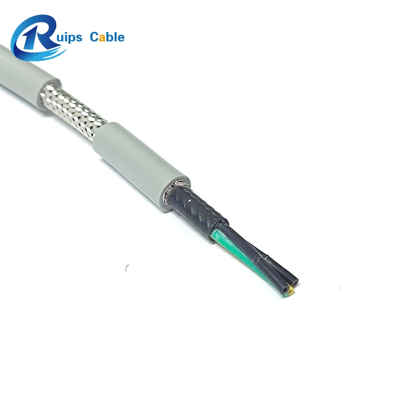 Industrial Wire Yy LSZH/Cy/Sy 0.75mm/1.5mm/2.5mm Tinned Copper Braid Shielded Halogen-Free Flexible Control Cable