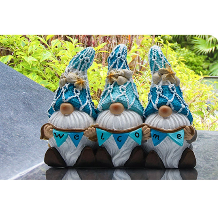 Wholesale/Supplier Garden Home Decoration Resin Ocean Summer Beach Gnome Statue