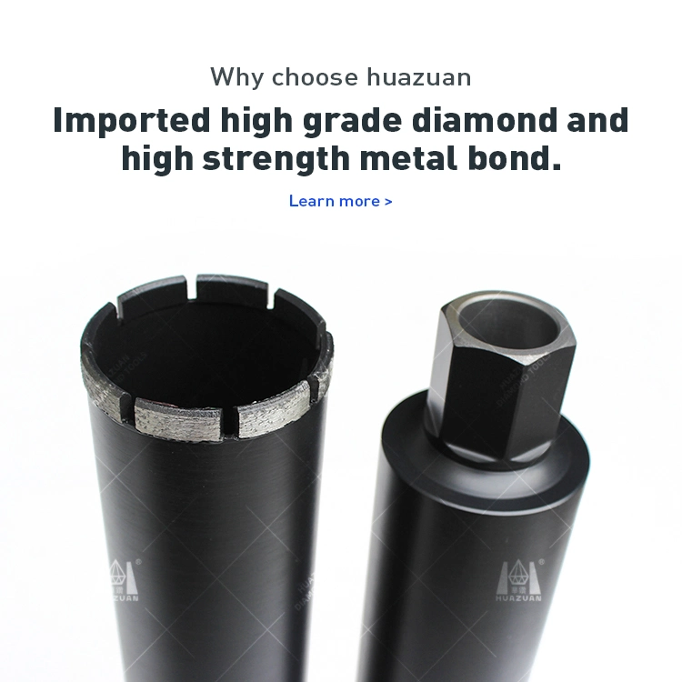 Huazuan Hole Saw Diamond Core Drill Bit for Reinforced Concrete