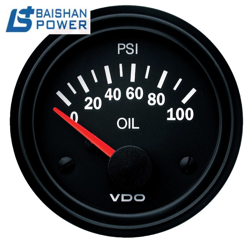 Indicador do nível do depósito de combustível diesel, 12 V, indicador da temperatura do óleo do gerador de 24 V.