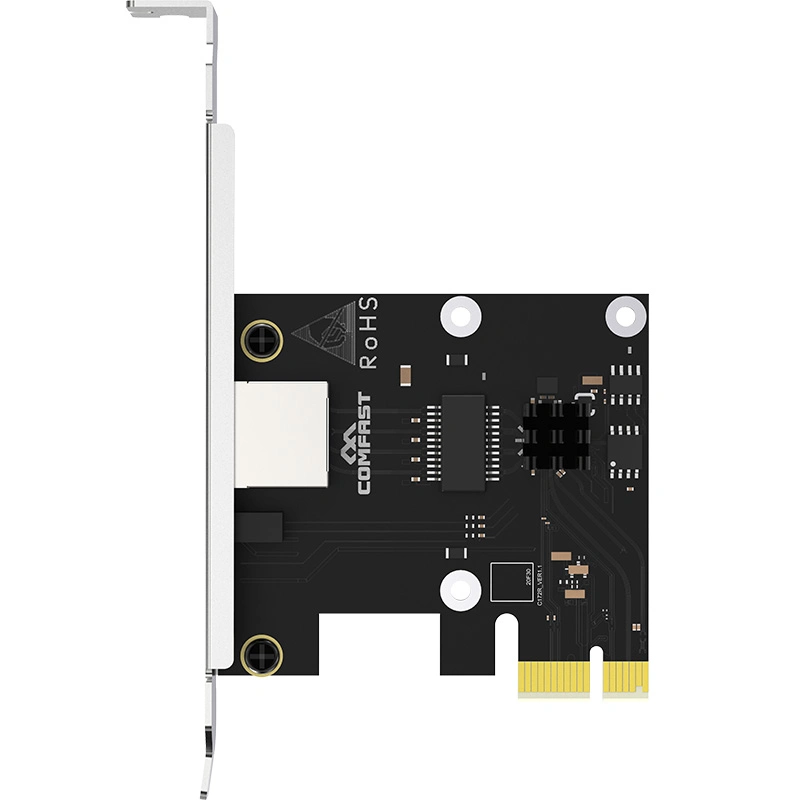 Placa PCI-E de rede RTL8111f 10/100/1000Mbps Comfast de Interface de rede RJ45 da placa de rede sem fio