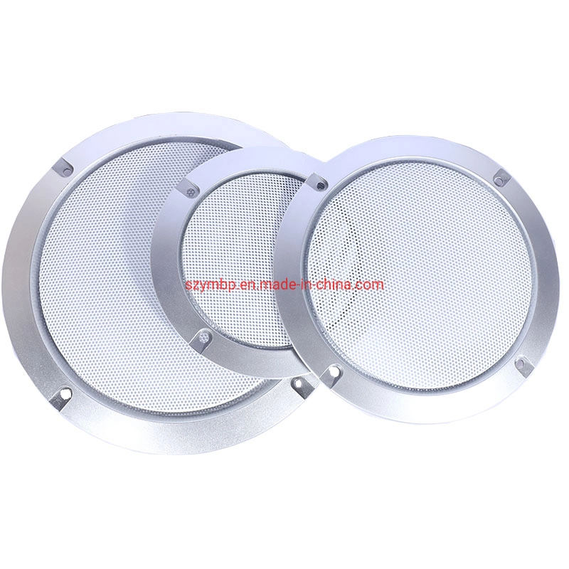 Custom Chemical Etching Round Metal Audio Speaker Mesh