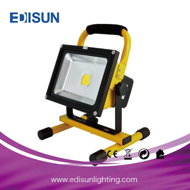 Rechargeable Battery Emergency Work LED Outdoor Flood Light 5W 10W 20W