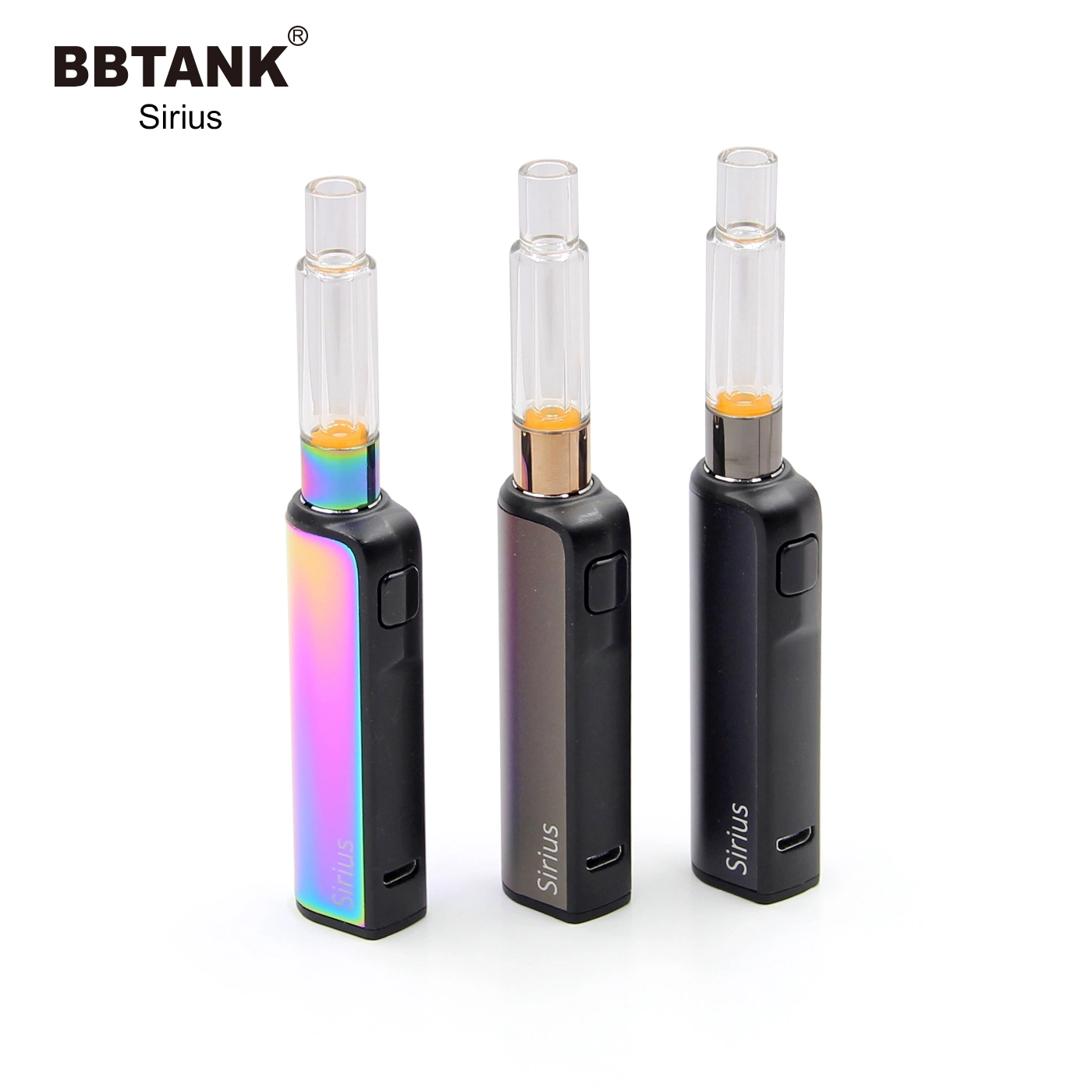 Cartucho Bbtank melhor D8 Todas as resinas de cartucho Vape vazias de vidro