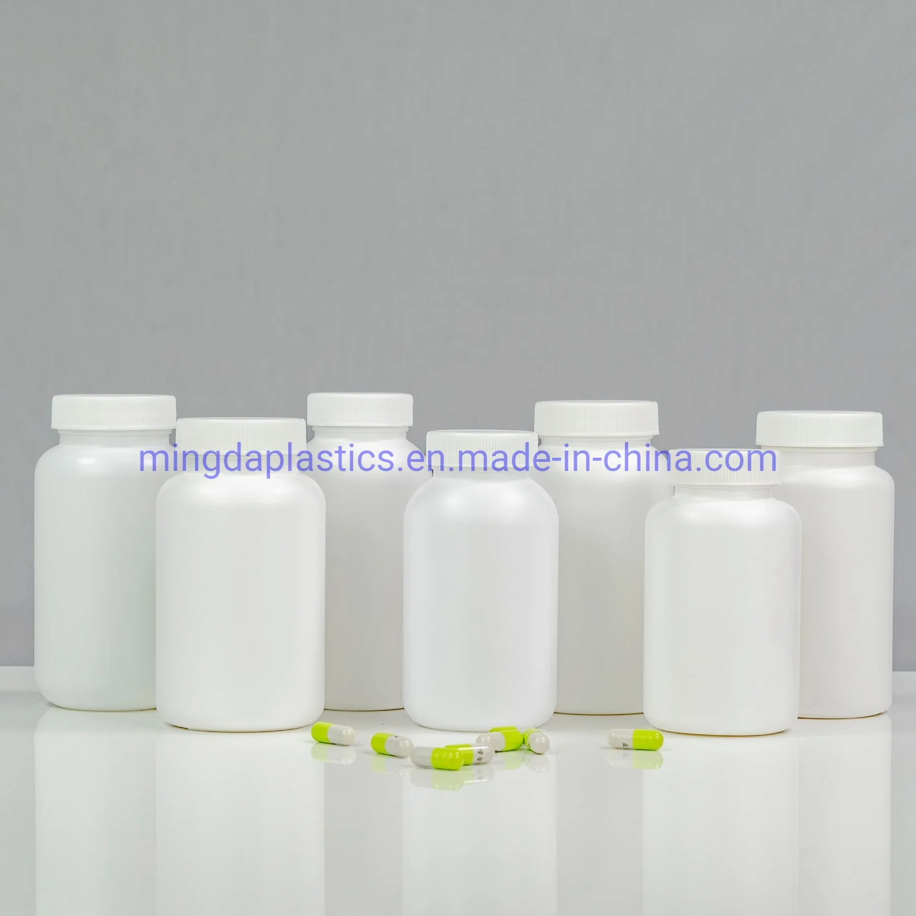 Common Size 200ml Pharmaceutical Plastic HDPE Packaging Tablets Round Medicine Bottle Wholesale/Supplier