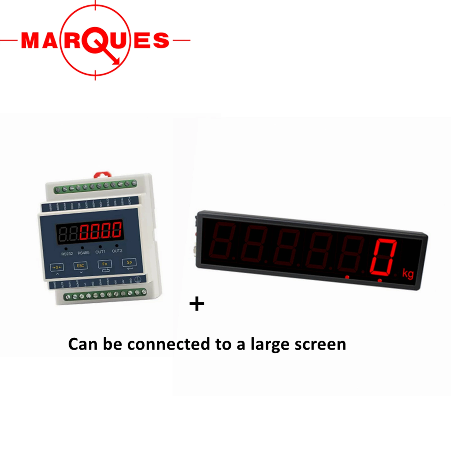 ABS Rail Installation Weight Transmitter with 6bit LED Display