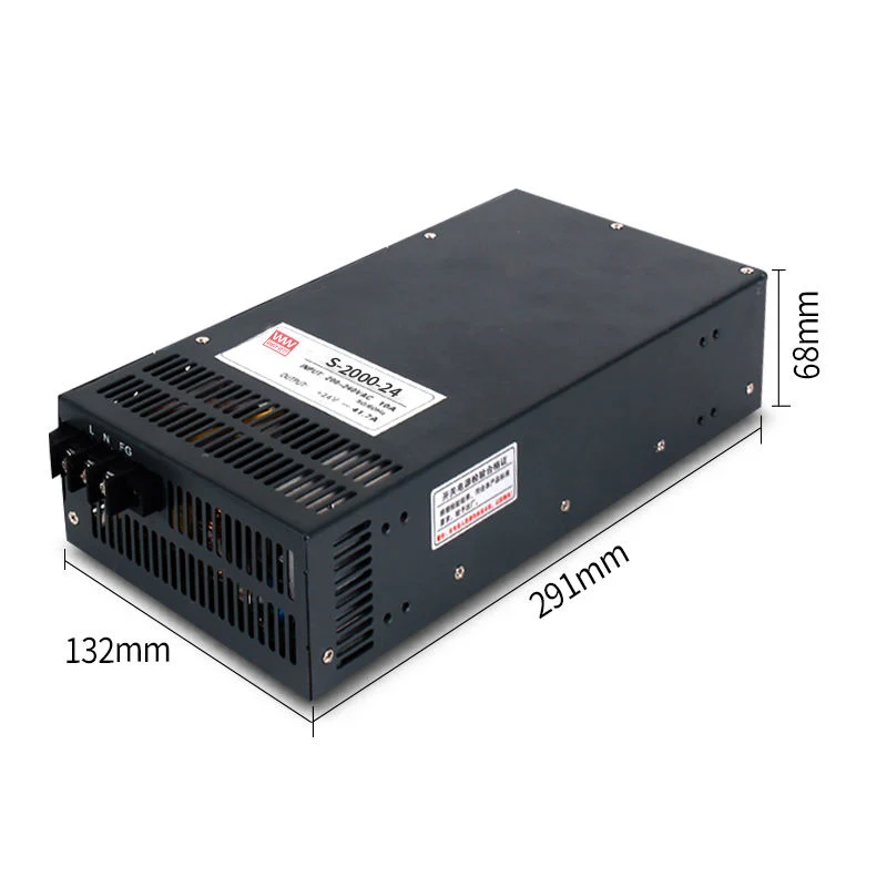 S-2000-24 2000W 24V 83,3A Schaltnetzteil mit CE RoHS Netzteil für AC-DC-Modul der S-Serie IP67