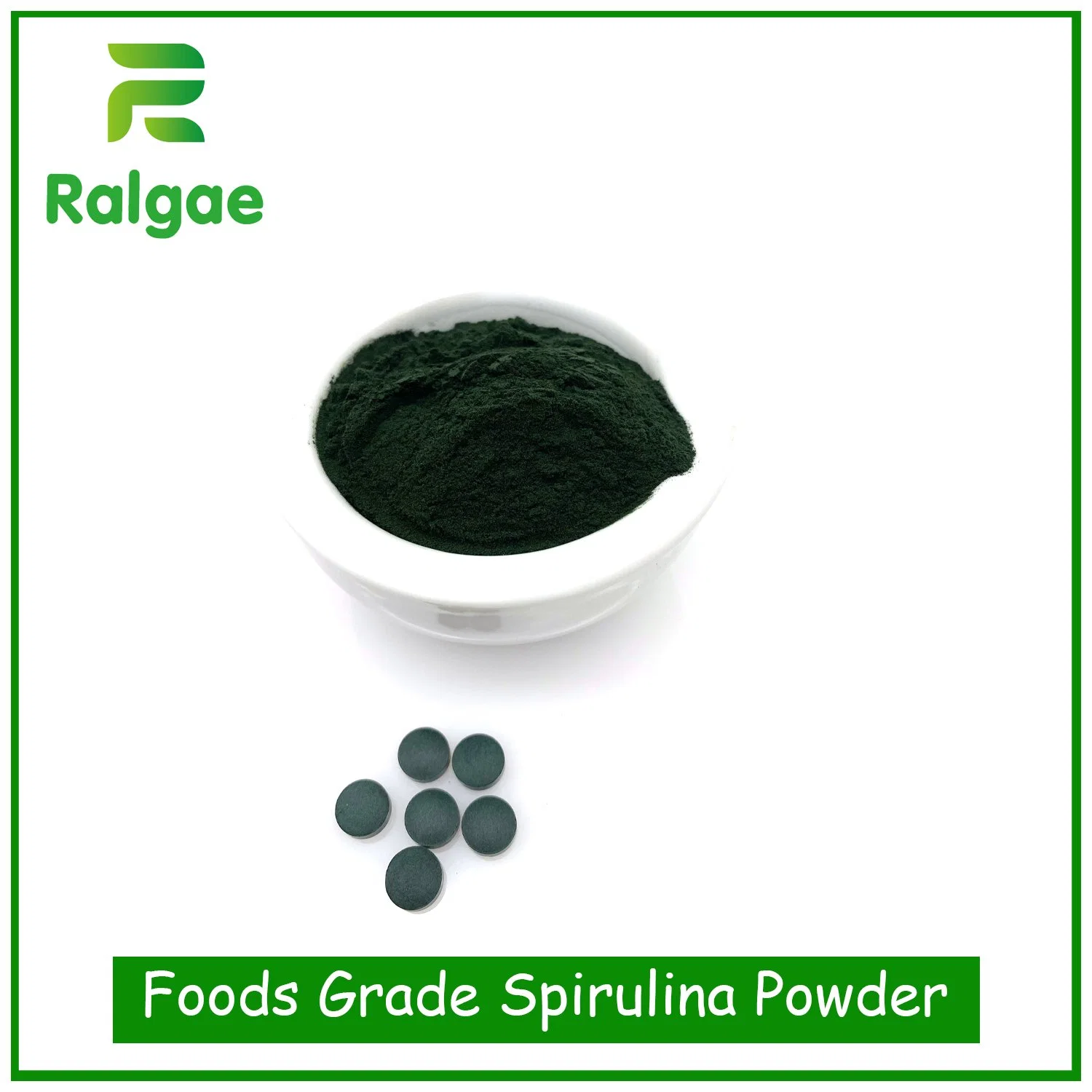 Alimentos naturais de alta proteína grau pó Spirulina CAS 724424-92-4