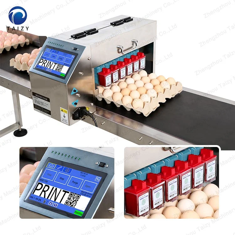 Egg Printing Machine/Egg Date Printer/Egg Printer Durable Inkjet Egg Code Printing Machine