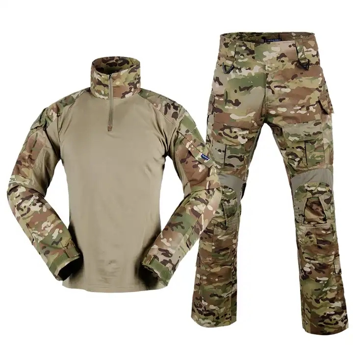 Camouflage Plush Thickened Suit Autumn and Winter Soft Shell Oversize Rush Suit