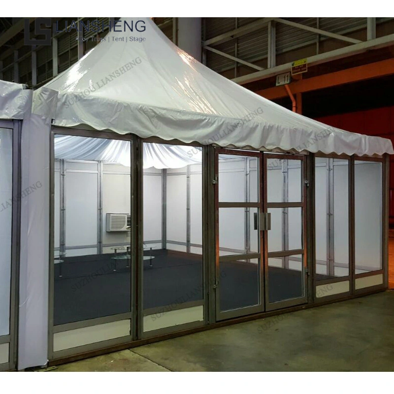 Factory Custom Big Canopy Commercial Gazebo for Wedding Chinese Pagoda Tent