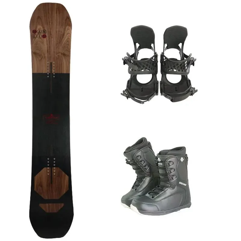 Ski Snowboard und Schneeschuhe Snow binding Schneeschuhe Snowboard Set Carbon Glasfaserplatine