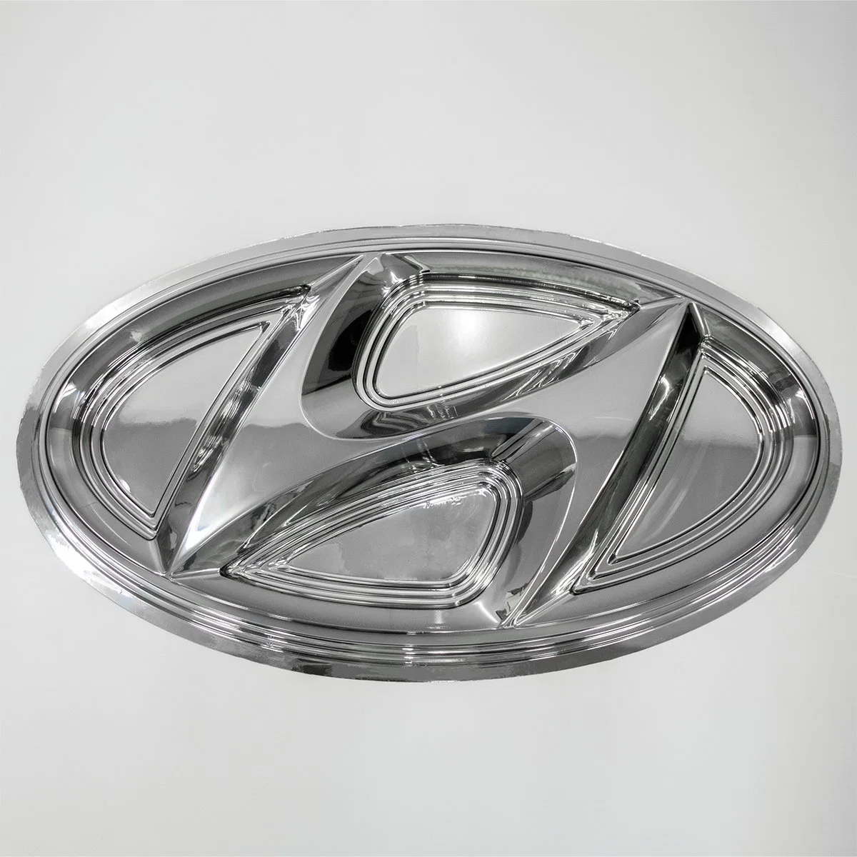 Transparent Acrylic 3D Molded UV Printed Diffuser Car Chromed Logos