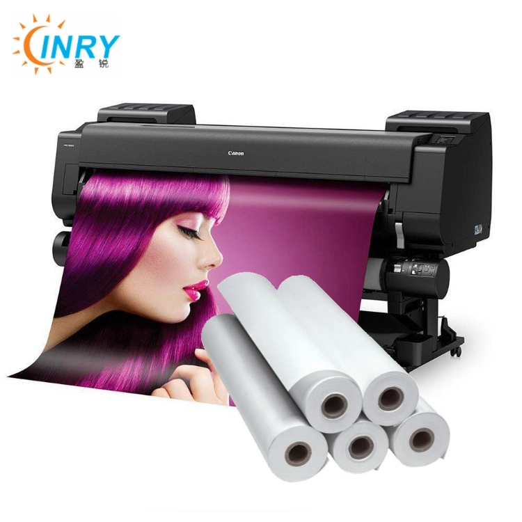 Eco Solvent Inkjet Printing Polyester Fabric with Adhesive for Wall Paper