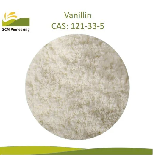 Viburnum Bean Extract Tobacco Essence Vanillin Powder Used in Food, Medical Intermediate, and Other Industries 121-33-5