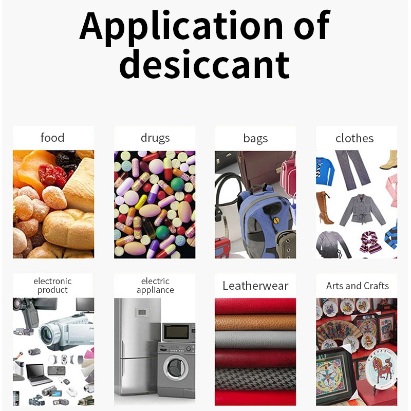 Agente deshumidificante Molecular Sieve Catalyst Packets Gel Gas desecante