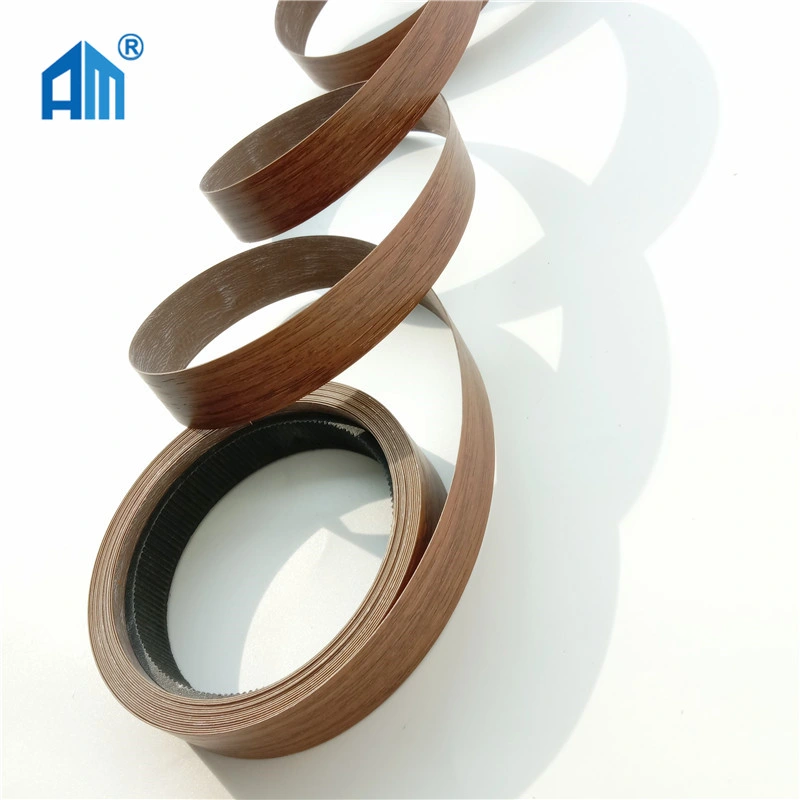 Guangzhou Factory Supply 0.5mm High quality/High cost performance  Wood Grain Furniture PVC Edge Banding