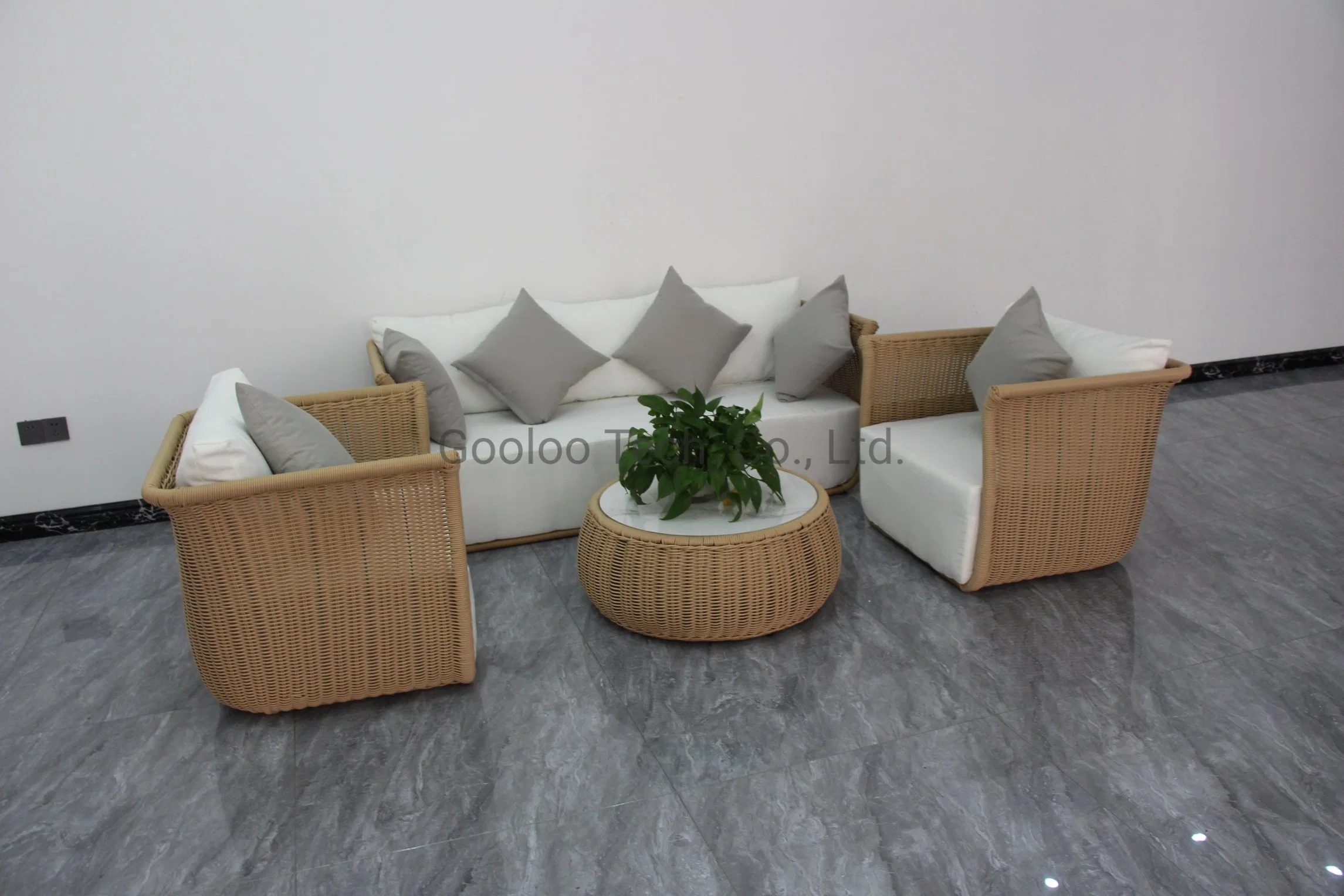 Wholesale/Supplier Wicker Living Room Furniture Sectional PE Rattan Sofa