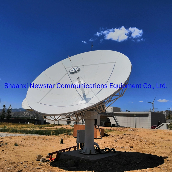 3.7m Parabolic Turntable Earth Station Communication Antenna