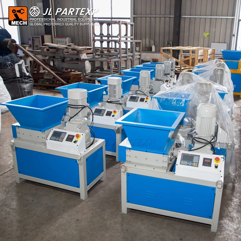 Small Large Waste Shredding Machine for Industrial Home Waste Crush PVC Plastic Metal Rubber Leather Tyre