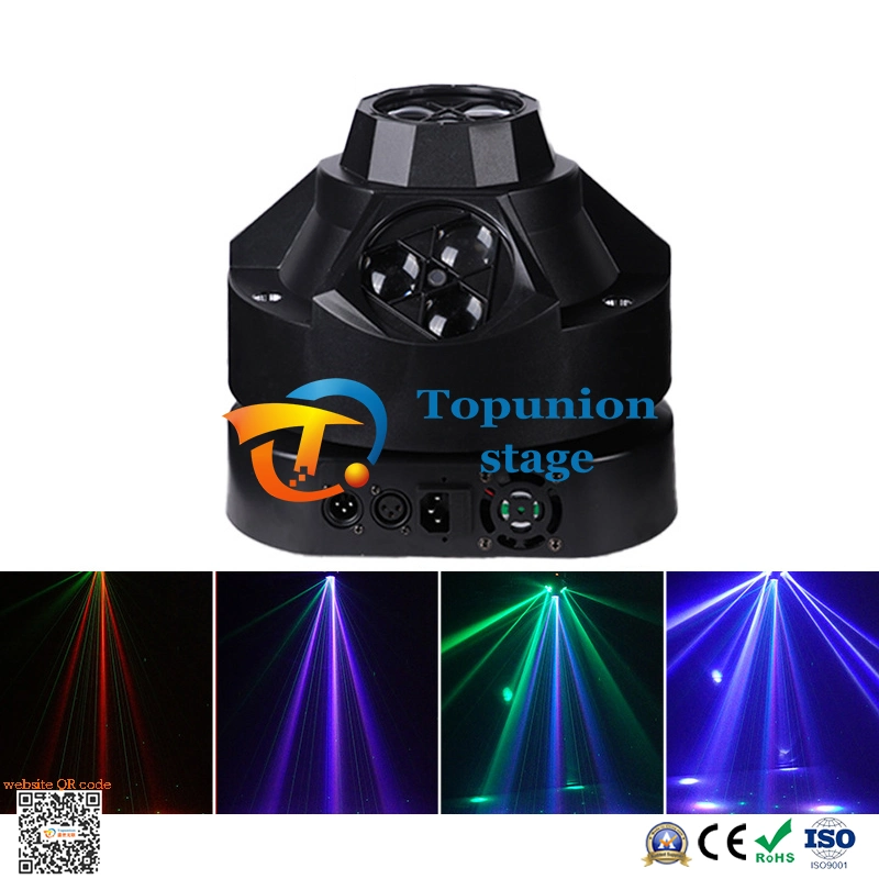 New KTV Flash Four Head Bee Eye Laser Light Bar Colorful Light LED Rotating Laser Light